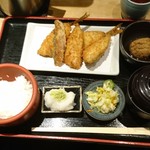 京ばし松輪 - アジフライ定食1300円