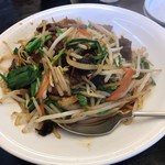 笑顔 - 【2018年04月】レバニラ炒め＠700円。