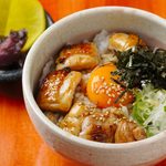 Yakitori (grilled chicken skewers) bowl