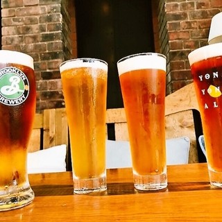 4種のクラフトビールをお楽しみいただけます！