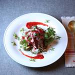 Vegan Restaurant あわたま - ビーツと大豆ミートのラグー