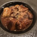 裏参道牛肉店 - ビーフシチュー とほうれん草のニョキ