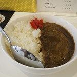 横浜家系ラーメン みさきや - 半カレー(300円：平日のみ)