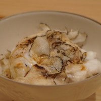 はらまさ - トリュフご飯+白子乗せ+トリュフ掛け