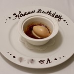 ラ・サンテ - デザートもバースデープレート