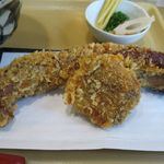 風遊斎 - スペアリブとナンコツソーキのフライのアップ