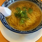 らぁ麺屋まるみ - かけ塩(極細ストレート)¥500