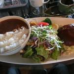 神門村 喫茶ZiZi - ハンバーグとカレー