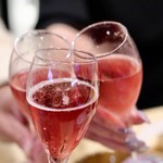 波へい - ロゼスパークリングで乾杯♪
