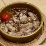 波へい - せせりのアヒージョ