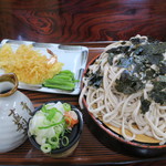 青葉 直利庵 - 天大ざる（￥1.200）