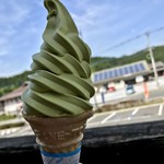 道の駅 小石原 - 抹茶ソフト ３００円