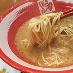 Bari-Uma Ramen - 1804_Bari-Uma Ramen-ばり馬- Setiabudi One_Bariuma(Babi)＠63,000Rp(ばり馬らーめん(豚)) 麺リフト