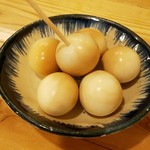 燻製バル けむりば - うずら玉子200円