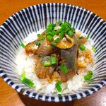 寿製麺 よしかわ - イワシ丼 400円