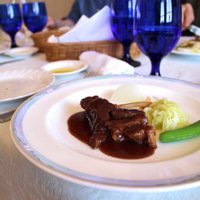 アクア オリビン - 牛肉の煮込み　季節野菜添え