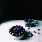 Vegan Restaurant あわたま - ブルーベリーソイブラマンジェケーキ