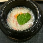 あま木 - 毛ガニ 茶碗蒸し