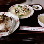 Ryuushouen - これが一押しの魯肉飯定食です♪７５０円は絶対お得！！