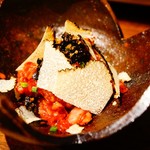 北新地はらみ - ハラミユッケ風トリュフ添え