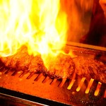 北新地はらみ - ハラミ、フランベしてます