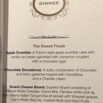 The Blue Train - メニュー（The Sweet Finale）