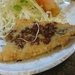 きしめん 住よし - いわしフライ 210円