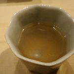 寿司処 しん - スープ (鮑あわび、魚のアラ出汁。具なし) 2018年05月