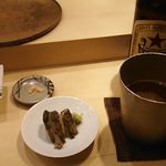 寿司処 しん - 煮 鮑あわび (蝦夷ｴｿﾞ) 2018年05月