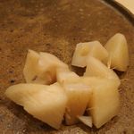 寿司処 しん - 口直し ガリ(レンコン) 2018年05月