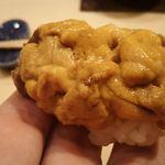 寿司処 しん - にぎり ムラサキうに 2018年05月