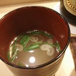 寿司処 しん - 椀 アサリすまし 2018年05月