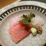 小熊 - 【造り】「甘鯛　白海老　本鮪」