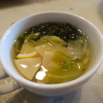 美味食彩花 - 若竹とあおさ海苔のスープ