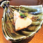 旬彩 天ぷら 心来(しんら） - 竹の子 の 口取り。　　　　　2018.05.01