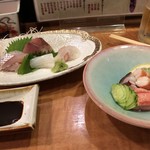 お造りと酢の物