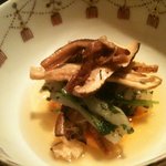 龍吟 - 生ウニと干海老出汁のジュレ