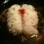 龍吟 - 鱧と賀茂茄子のお椀　ふっくらセクシーー