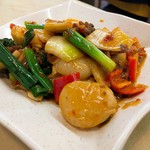 Orkid Ria Seafood Restaurant - オススメの帆立のマレーシア風炒め