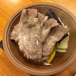 まほろば - 牛肉の陶板焼き