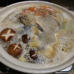 Kitano Megumi Sakaba Isaribi - あん肝入り海鮮鍋(3000円コース)