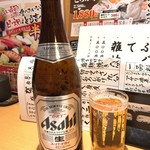 海鮮処 とも吉 - 瓶ビール 550yen