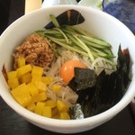 手打そば やま賀 - 納豆そば