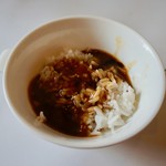 シェ・ジャニー - 生炒草肫球のソースをかけたタイ米のご飯
