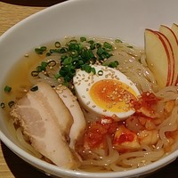 神楽坂焼肉 Kintan - 冷麺　アップ　麺も上品で噛みきれます