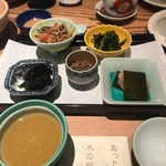 山中温泉　花紫 - 甘海老の昆布締めが美味しかった。