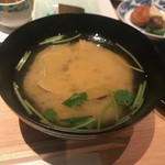 山中温泉　花紫 - お味噌汁