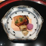 山中温泉　花紫 - 焼き物　能登寒鰤の照り焼き