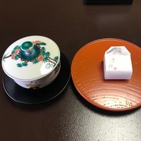 山中温泉　花紫 - お茶とお菓子