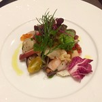 セストセンソ - 海の幸のマリネとクスクスのサラダ仕立て